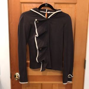 Cotton jacket with cool buttons and trim